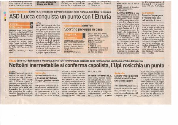 Ancora una vittoria per la Nottolini