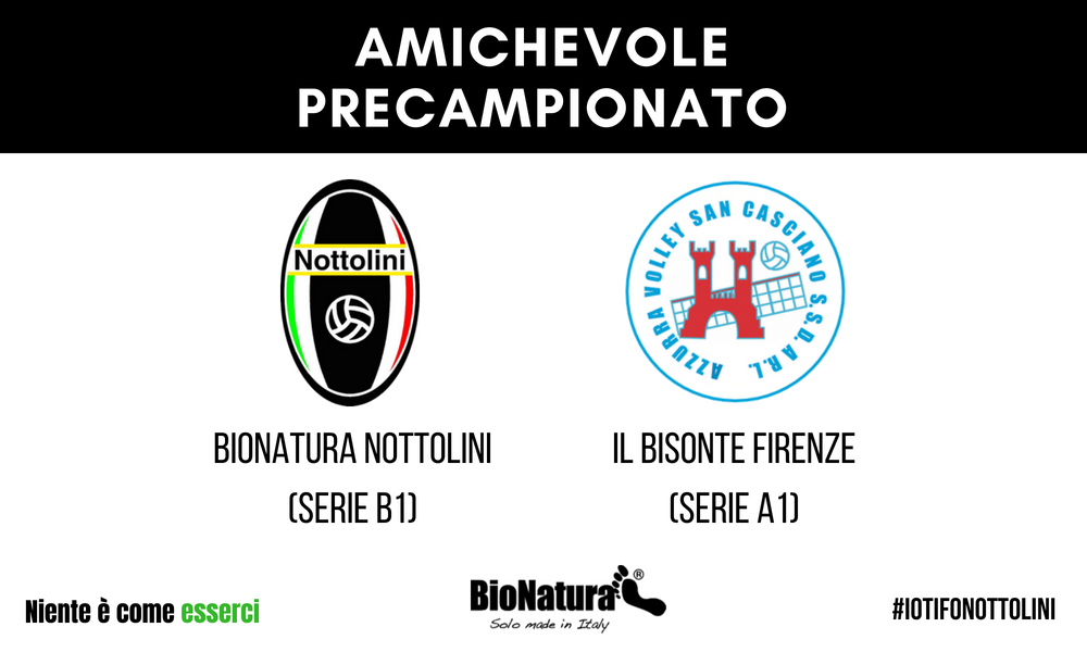 La prima amichevole della B1 sarà contro Il Bisonte Firenze